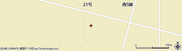 北海道音更町（河東郡）中音更（西５線）周辺の地図