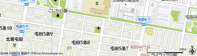 屯田ファミリー公園周辺の地図