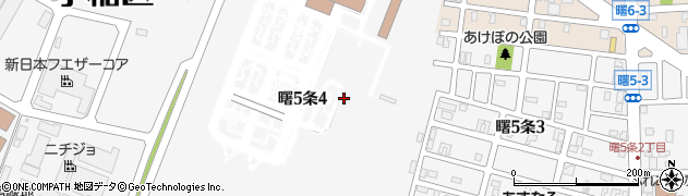 北海道札幌市手稲区曙５条周辺の地図