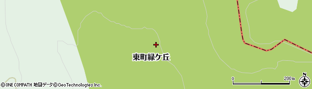 北海道仁木町（余市郡）東町緑ケ丘周辺の地図