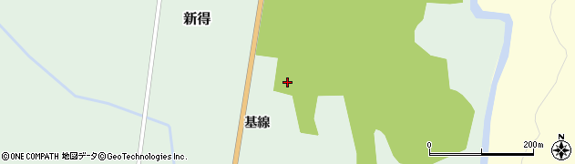 北海道新得町（上川郡）新得（基線）周辺の地図