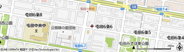 ほっともっと屯田６条店周辺の地図