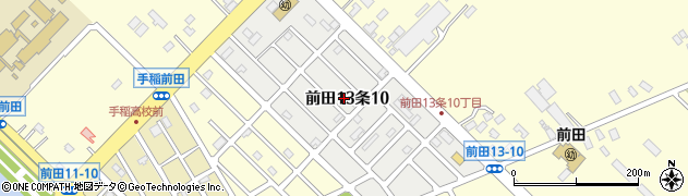 北海道札幌市手稲区前田１３条周辺の地図