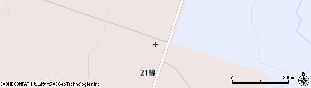北海道釧路市阿寒町西阿寒（２１線）周辺の地図