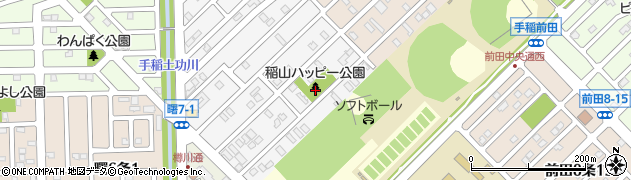 稲山ハッピー公園周辺の地図