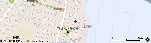 北海道小樽市桂岡町12周辺の地図