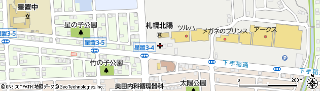 北海道札幌市手稲区手稲山口493周辺の地図