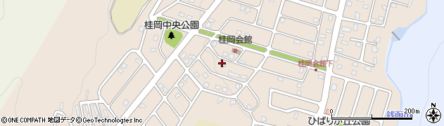北海道小樽市桂岡町16周辺の地図
