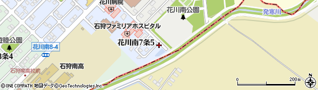 花川南あさひ公園周辺の地図