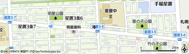 おそうじ本舗　手稲・星置店周辺の地図