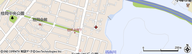 北海道小樽市桂岡町11周辺の地図