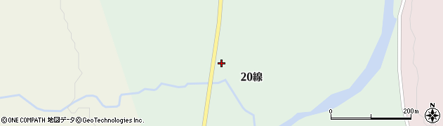 北海道釧路市阿寒町上舌辛（２０線）周辺の地図