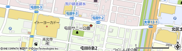 セイコーマート屯田８条店周辺の地図