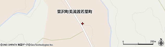 北海道岩見沢市栗沢町美流渡若葉町周辺の地図