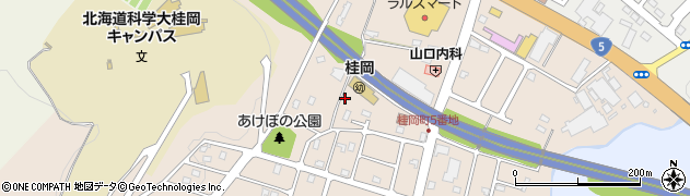 北海道小樽市桂岡町5周辺の地図