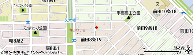 前田はぐくみ公園周辺の地図