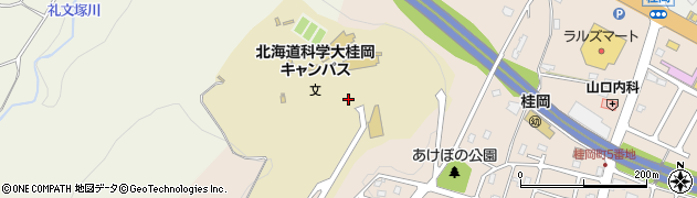 北海道小樽市桂岡町7周辺の地図
