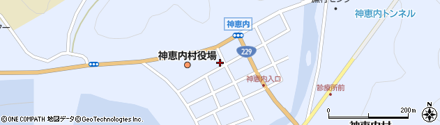 北海道神恵内村（古宇郡）神恵内村（神恵内）周辺の地図