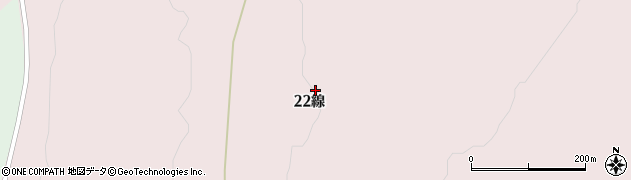 北海道釧路市阿寒町西阿寒（２２線）周辺の地図