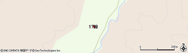 北海道釧路市阿寒町知茶布１７線周辺の地図