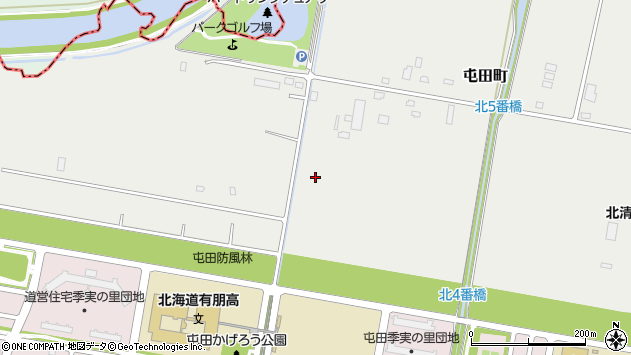 〒002-0865 北海道札幌市北区屯田町の地図