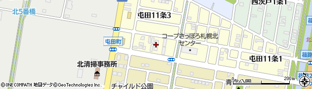 株式会社サンホープ北海道周辺の地図