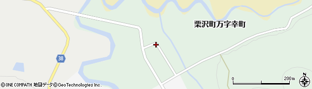 北海道岩見沢市栗沢町万字幸町50周辺の地図