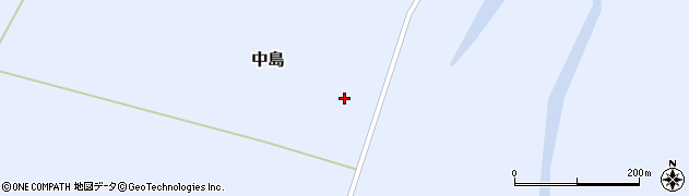 北海道江別市中島43周辺の地図