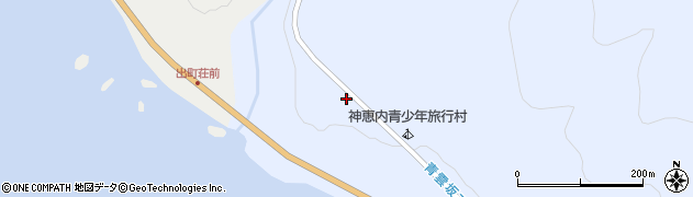 北海道神恵内村（古宇郡）神恵内村（ブイダウス山ノ上）周辺の地図