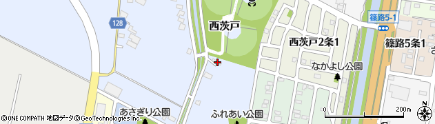 北海道札幌市北区西茨戸2周辺の地図