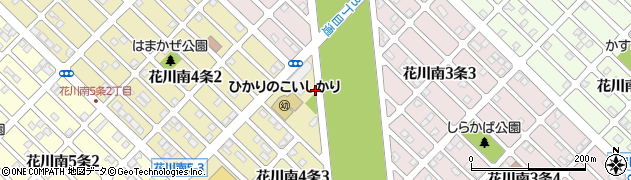 花川南水道公園周辺の地図