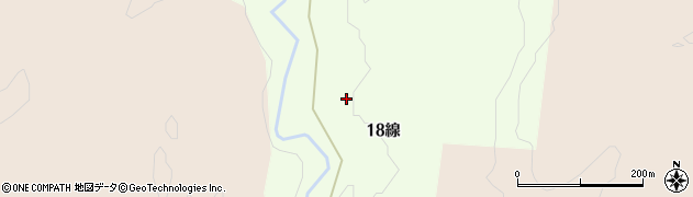 北海道釧路市阿寒町知茶布１８線周辺の地図