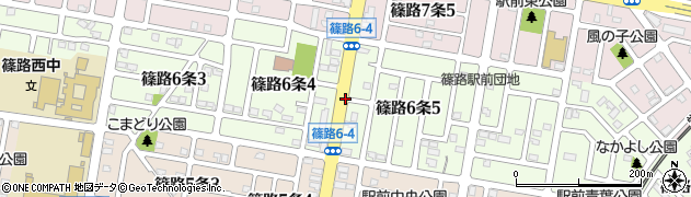 北海道札幌市北区篠路６条周辺の地図