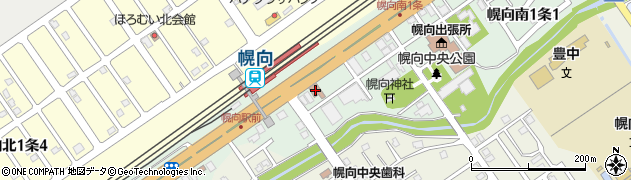 岩見沢幌向郵便局 ＡＴＭ周辺の地図