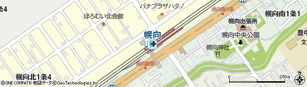 幌向駅周辺の地図