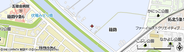 北海道札幌市北区篠路町篠路353周辺の地図