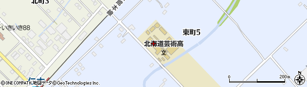 学校法人恭敬学園　北海道芸術高等学校周辺の地図