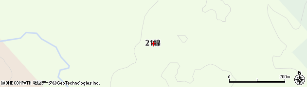 北海道釧路市阿寒町知茶布（２１線）周辺の地図