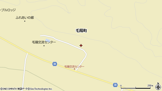〒068-3188 北海道岩見沢市毛陽町の地図