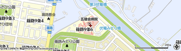 北海道札幌市北区篠路９条周辺の地図