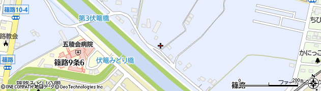 北海道札幌市北区篠路町篠路341周辺の地図
