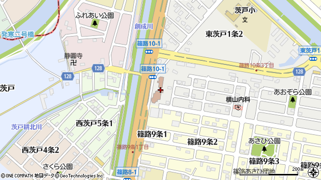 〒002-8030 北海道札幌市北区篠路十条の地図