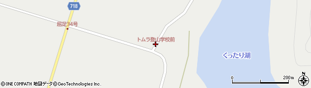 トムラ登山学校前周辺の地図