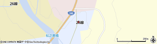 北海道釧路市阿寒町上阿寒（２６線）周辺の地図