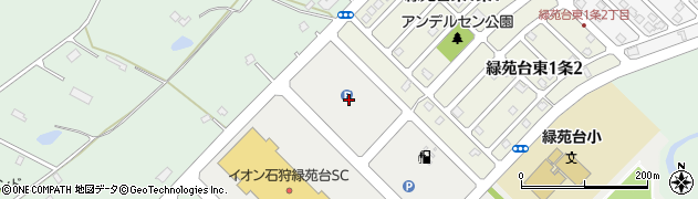 北海道石狩市緑苑台中央1丁目周辺の地図