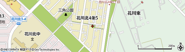 花川北4の5ちびっこ公園周辺の地図
