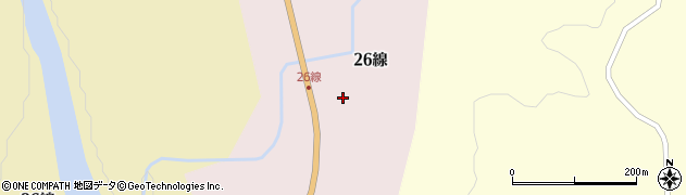 北海道釧路市阿寒町下徹別２６線周辺の地図