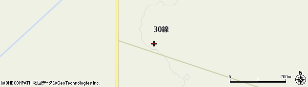 北海道釧路市阿寒町中仁々志別（３０線）周辺の地図