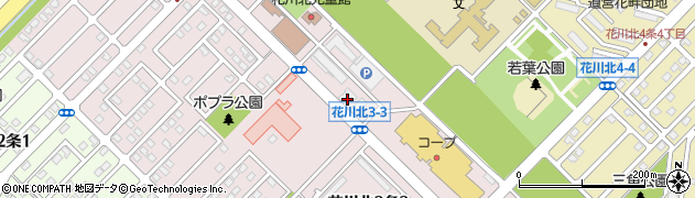 北洋銀行花川北支店 ＡＴＭ周辺の地図