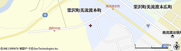 北海道岩見沢市栗沢町美流渡本町43周辺の地図